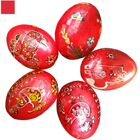 Pysanky rouge