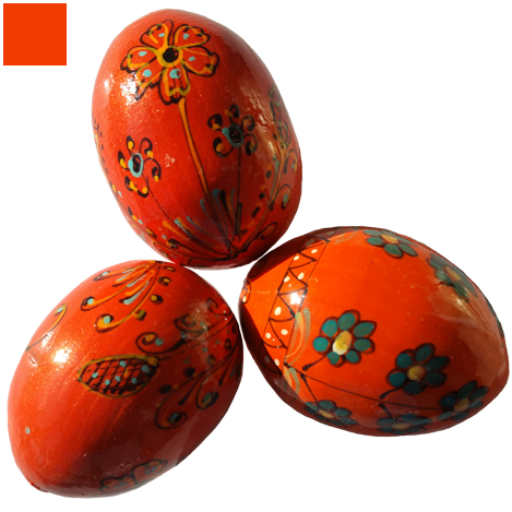 Pysanky orange