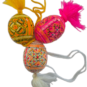 Pysanky avec pompon